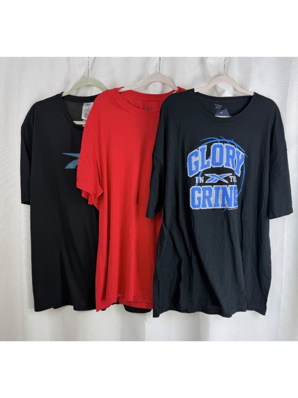 Reebok Mens Training Graphic T Shirts Bundle of 3 Size XXL